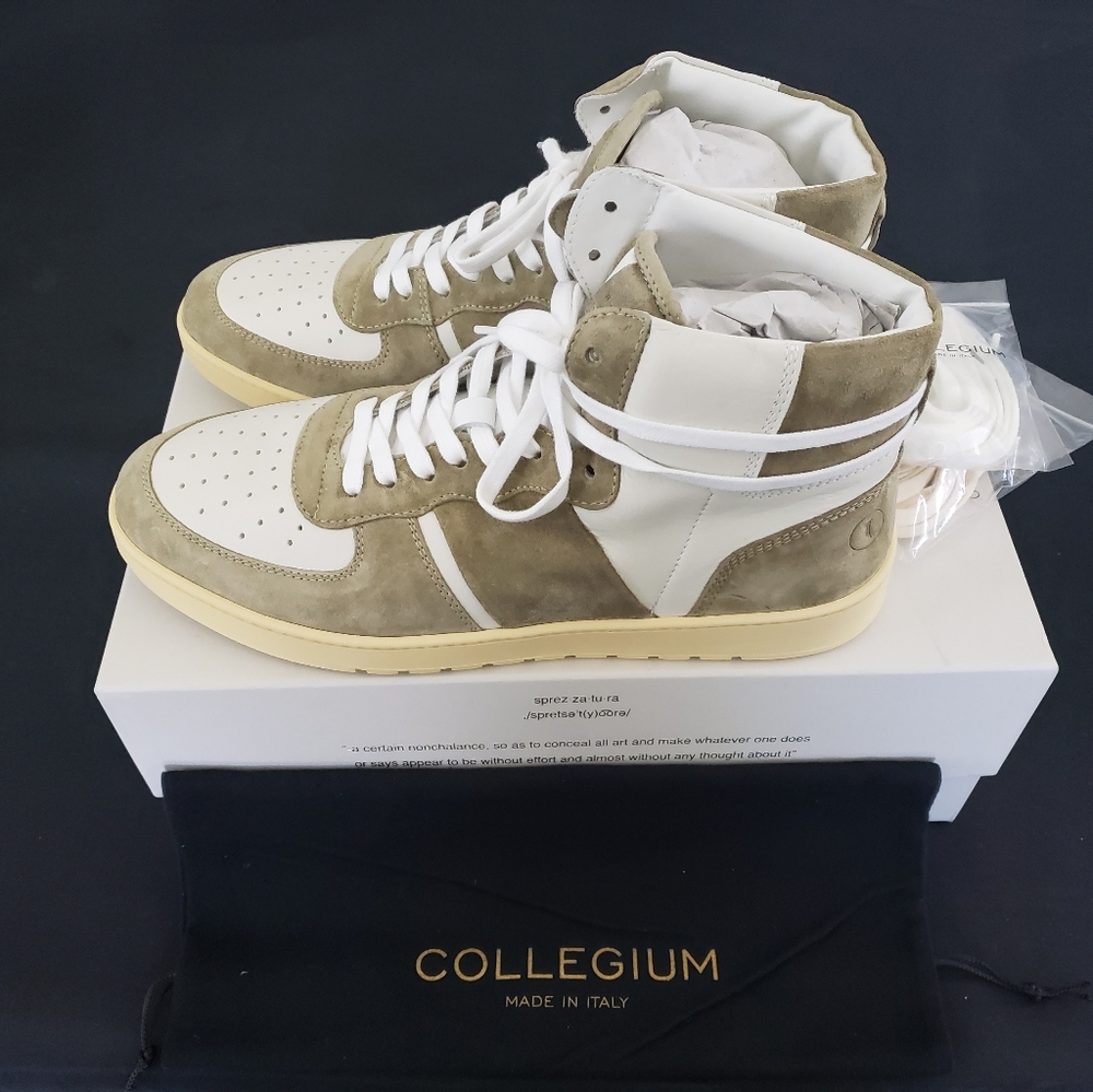 Collegium Pillar Destroyer High Sage Suede × Richie Le Collab